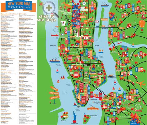 Filenew York Manhattan Printable Tourist Attractions Map Throughout