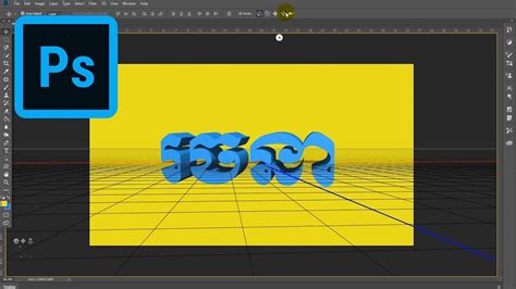 How To Make 3d Text In Photoshop Cc 2019 Youtube
