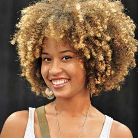 curly blonde fro black hair tribe