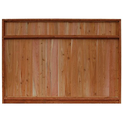 Signature Development 6 Ft H X 8 Ft W Western Red Cedar Solid Top