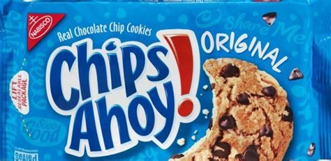 Pacote de Chips Ahoy, biscoito tipo cookies
