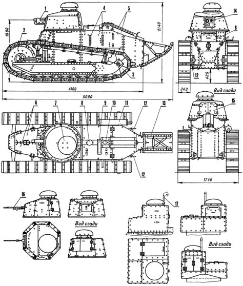 Ww1 Tank Blueprints