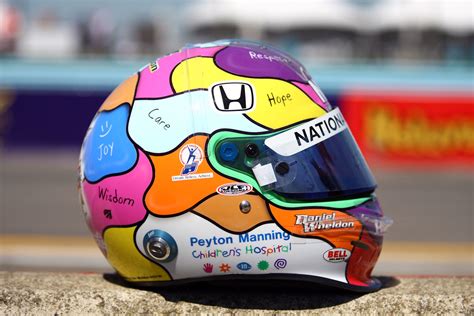 Dan Wheldons Pmch Helmet Helmet Worn By Dan Wheldon At Th Flickr