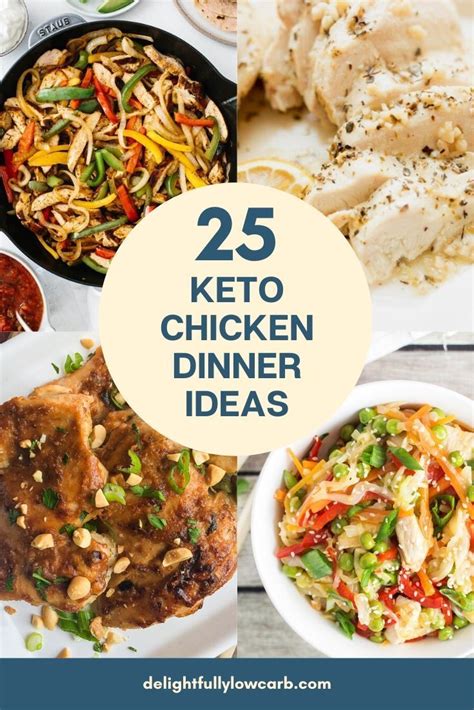 25 Quick & Easy Keto Chicken Recipes | Favorite recipes dinner, Chicken