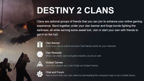 Destiny 2 Clan Registration Is Now Open And You Can Join Ours