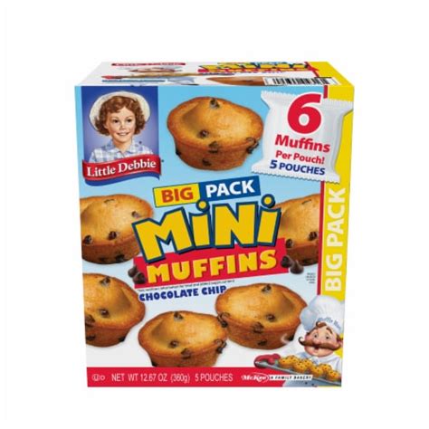 Little Debbie® Chocolate Chip Mini Muffins Big Pack 5 Pk 1267 Oz