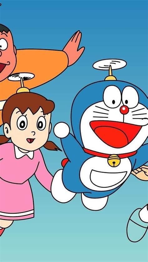 Pter Doraemon Shizuka Bamboo Copter Anime