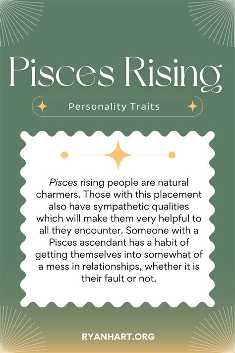 Pisces Rising Sign And Ascendant Personality Traits Ryan Hart