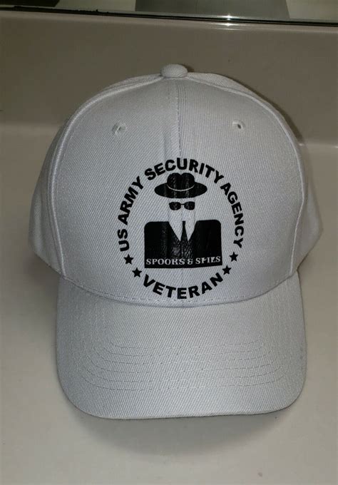 Asa Army Security Agency Veterans Spooks And Spies Adjustable Cap 1 Size