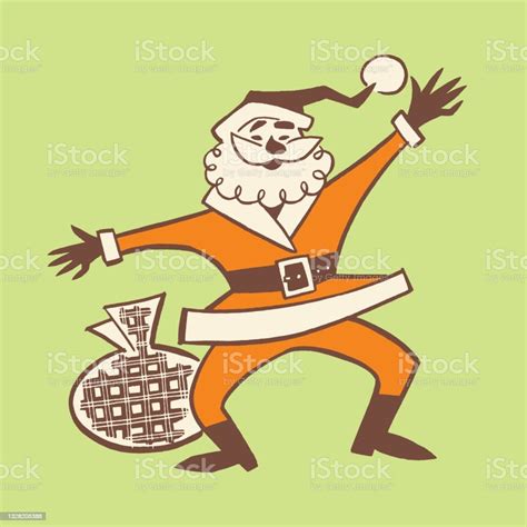 illustration of cartoon santa claus stock illustration download image now santa claus arms