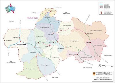 Peta Kota Peta Kabupaten Tanah Datar