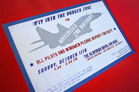Fly Into The Danger Zone With A Top Gun Birthday Party Project Nursery