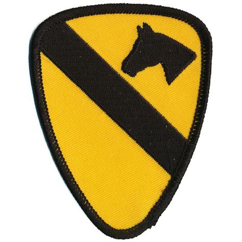 Patch Us 1st Cavalry Div Yellow Crown Outdoor And Tactical