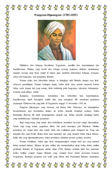 Biografi Pahlawan Indonesia Pangeran Diponegoro 2021