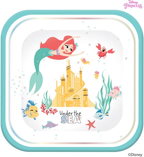 Under The Sea Disney Princess Ariel Under The Sea Party Large Square