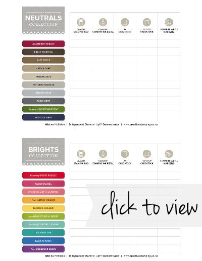 What Are The Stampin Up Colour Collections Kristine Mcnickle