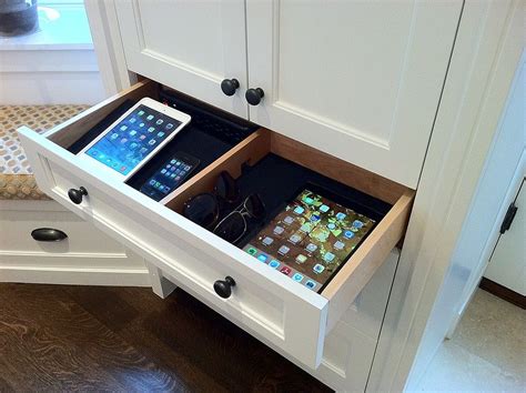 Smart Kitchen Charging Stations And Drawers To Always Stay Connected