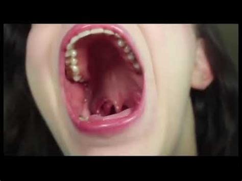 Girl Mouth Throat Youtube