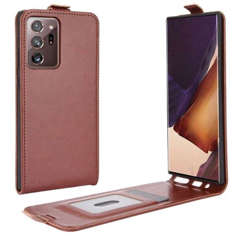 Samsung Galaxy Note 20 Ultra Leather Flip Cover Vertical