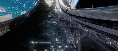 Elysium Fantasy Landscape Space Station