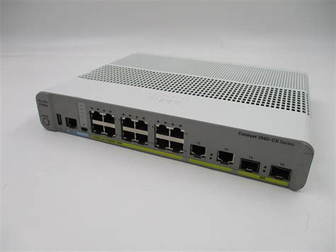 Cisco Catalyst 3560 Cx Series 12 Port Ethernet 2xsfp Switch Ws C3560cx