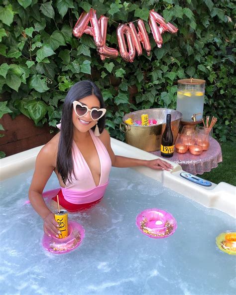 how to throw a hot tub party kelsey kaplan fashion hot tub party tub garden party