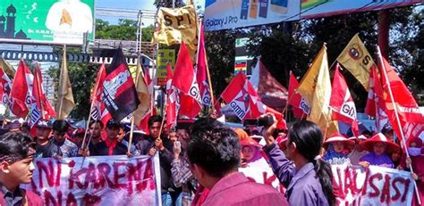 Aksi Petani SPI Sukabumi Tuntut Penyelesaian Konflik Lahan Serikat Petani Indonesia