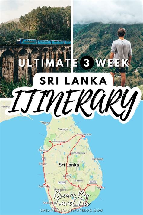3 Weeks In Sri Lanka The Ultimate Route In 2020 Sri Lanka Itinerary