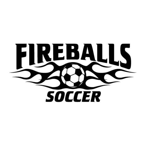 Fireballs Soccer Fireball Vector Eps Dxf Svg And Ai Vinyl Etsy