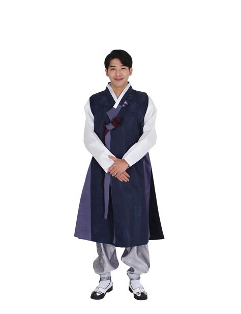 Hanbok Man Male Hanbok Costumes Korea Traditional Clothes Set Etsy