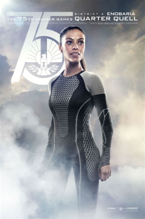 see 11 tribute posters for the 75th hunger games in the hunger games catching fire