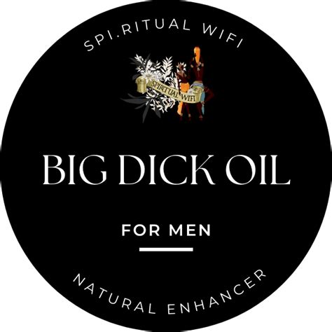 Big Dick Oil 20ml Spiritual Wifi