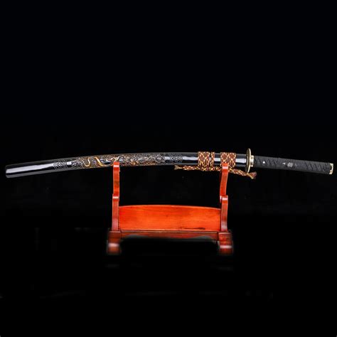 Full Tang Katana Handmade Japanese Katana Sword T10 Folded Clay