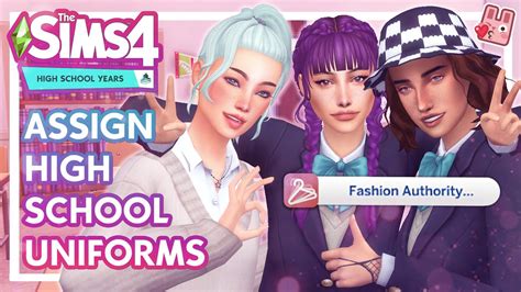 How To Assign Uniforms To All Students And Teachers The Sims 4 🎓