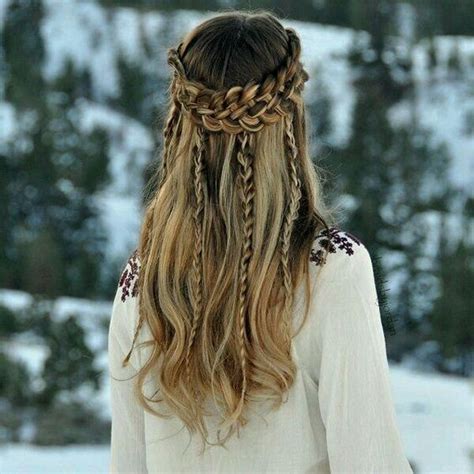 You cut them short or keep it long or make it look rugged and tough. 26 Dreamy Scandinavian Wedding Hair Ideas - crazyforus