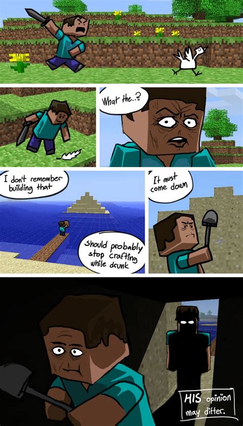 Funny Dumb Or Creepy Minecraft Comics Minecraft Jokes Minecraft Funny