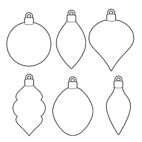 Free Printable Christmas Ornament Templates
