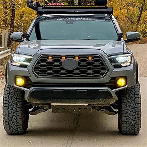 Led Grill Lights 4 Pcs For 2020 2022 Tacoma Trd Off Road And Sport
