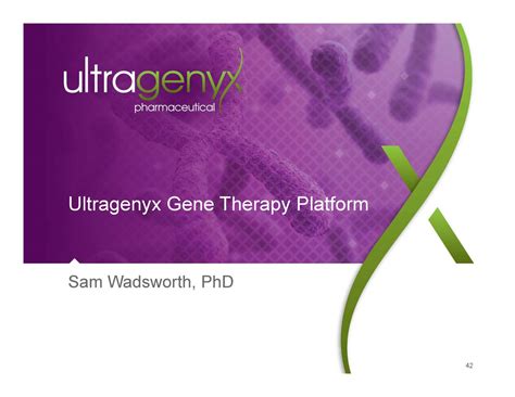 Ultragenyx Pharmaceutical Rare Investor Presentation Slideshow