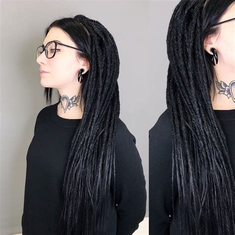 black synthetic dreads synthetic dreads hair styles dreadlock hairstyles