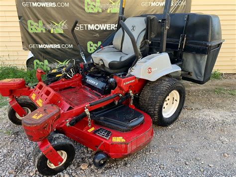 IN EXMARK LAZER Z COMMERCIAL ZERO TURN W BAGGER EFI A MONTH Lawn Mowers For Sale