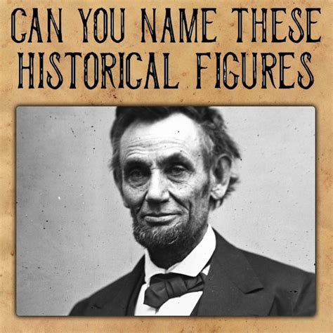 Can You Name These Historical Figures Fun Facts Bizar