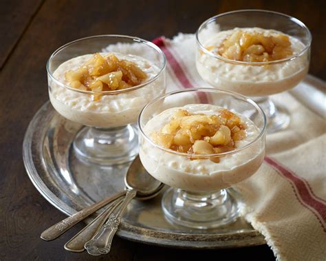 Coconut Rice Pudding With Ginger Apples Foodland Ontario