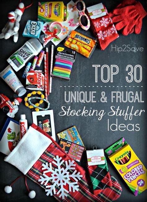 The Top 30 Unique And Frugal Stocking Stuff For Christmas Is On Display