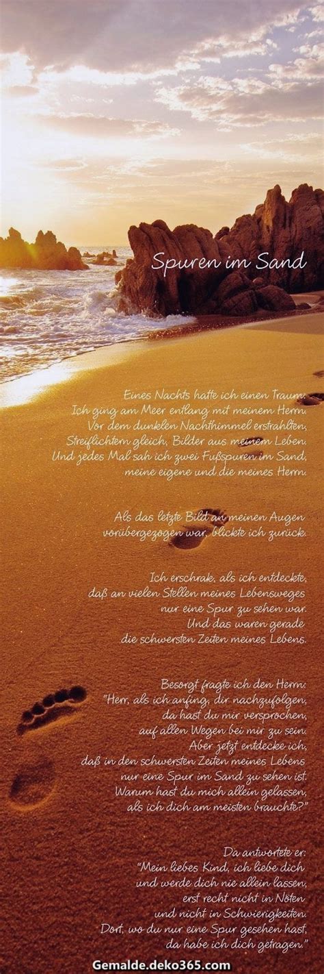 Spuren im sand text zum ausdrucken. Home page image »Spuren im Sand« braun, / 90cm Jetzt in ...