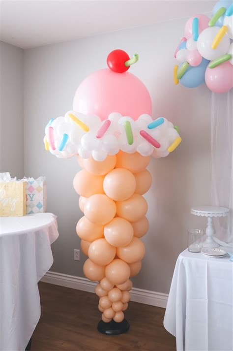 Ice Cream Balloons Balloons Ice Cream Balloons Ice Cream Birthday Party