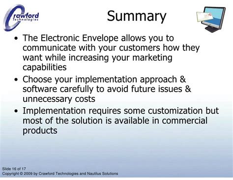 Electronic Envelope 2009 Document Strategy Forum
