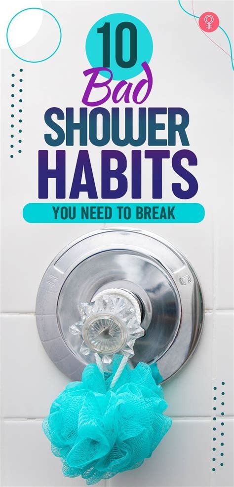 10 Bad Shower Habits You Need To Break Artofit