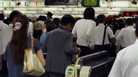 Rush Hour In Japan Shinjuku Station Youtube