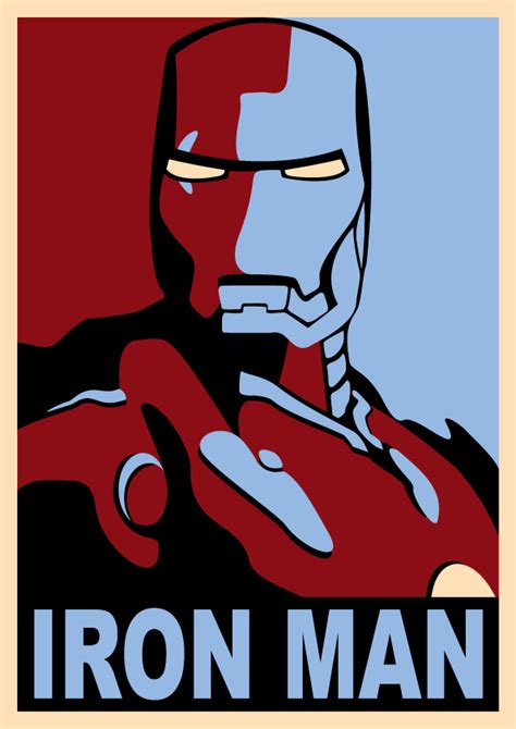 Iron Man Hope Poster By M Schneider On Deviantart